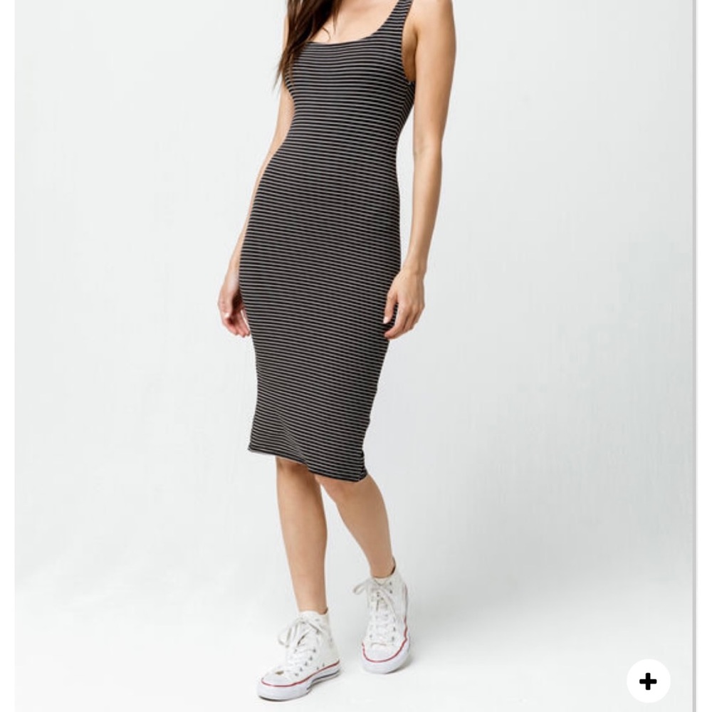 COPY - Heart & Hips Stripe Square Neck Midi Bodyc…
